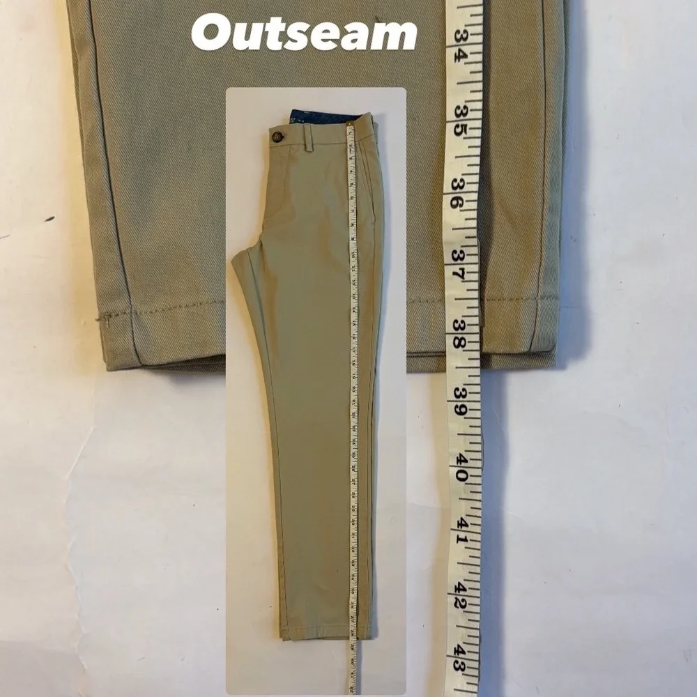 Old Navy Ultimate Slim Built-In Flex Khaki Chino Pants Mens 29x30 Tan Stretch
